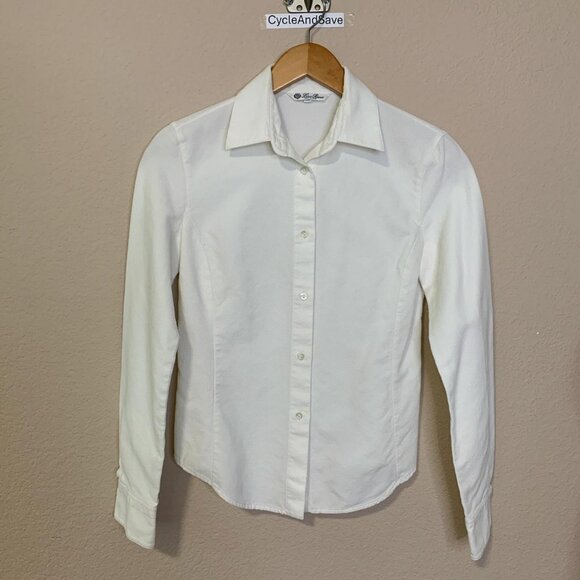 Loro Piana Cream Textured Button-Up Shirt – Size 4 / S (IT 40) - Picture 5 of 8